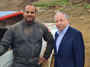 Haukur Viðar ásamt Jean Todt forseta FIA